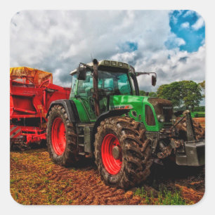 Aufkleber für das Foto der landwirtschaftlichen Zu