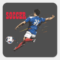 Aufkleber für das Fußballteam-Platz