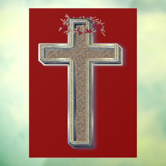 Aufkleber für das Geschäftsfenster mit rotem Hinte (Blatt 3)