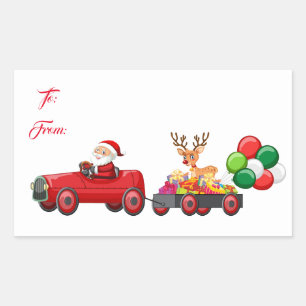 Aufkleber für das Geschenk
