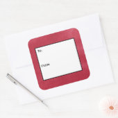 Aufkleber für das Geschenkpapier "Red Stated Glass (Umschlag)