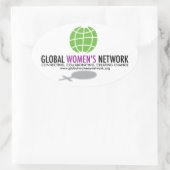 Aufkleber für das globale Frauennetz (Tasche)