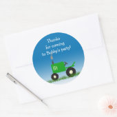 Aufkleber für das grüne Gastgeschenk (Umschlag)