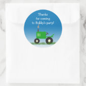 Aufkleber für das grüne Gastgeschenk (Tasche)