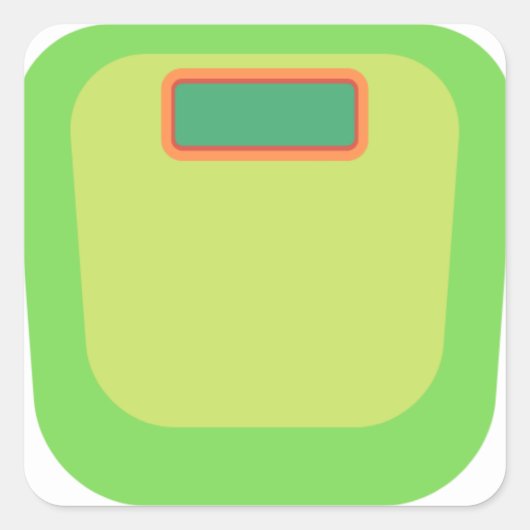 Aufkleber für das grüne Gewicht (Vorderseite)