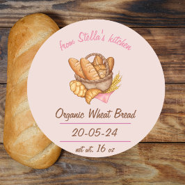 Aufkleber für das hausgemachte Brot