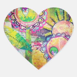 Aufkleber für das Herz von "Mixed Media Glower Gar