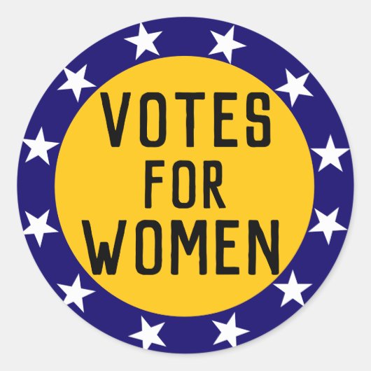 Aufkleber für das historische Button "Frauen" (Vorderseite)