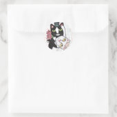 Aufkleber für das Hochzeitkatzentanz (Tasche)