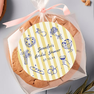 Aufkleber für das italienische Brautparty