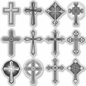 Aufkleber für das katholische Set (Vorderseite)