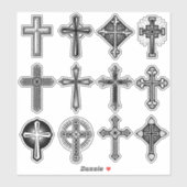 Aufkleber für das katholische Set (Blatt)