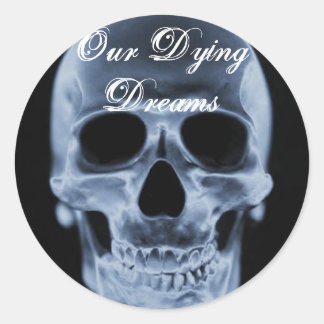 Aufkleber für das klassische Skull-Logo