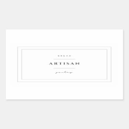 Aufkleber für das künstliche Brot