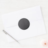 Aufkleber für das kursive Schwarze Wax Siegel (Umschlag)