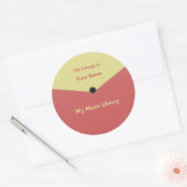 Aufkleber für das Label "Custom Record Label Cente (Umschlag)