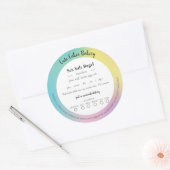 Aufkleber für das Lebensmittelrecht der Holographi (Umschlag)