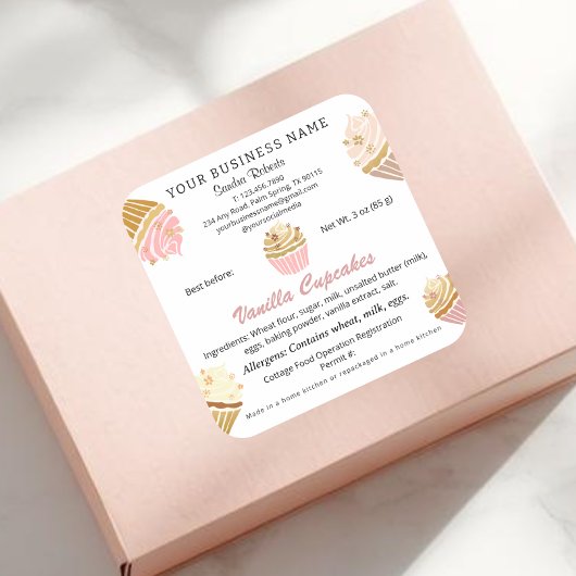 Aufkleber für das Lebensmittelrecht der kalifornis