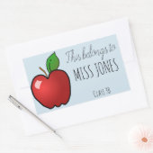 Aufkleber für das Lehrerlabel (Umschlag)