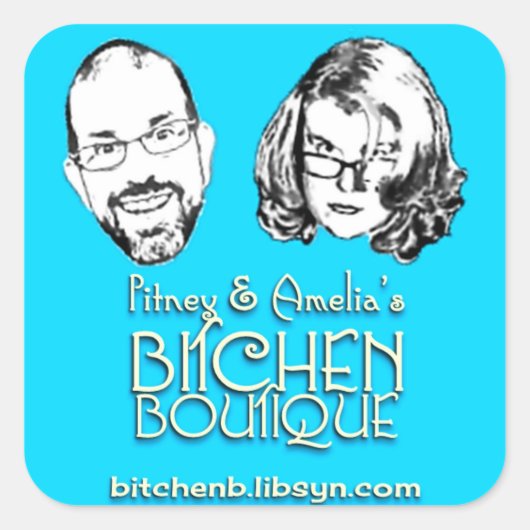 Aufkleber für das Logo "Bitchen Boutique" (6) (Vorderseite)