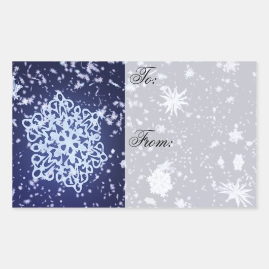 Aufkleber für das Long Winter's Night-Geschenk (Vorderseite)