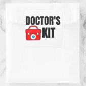 Aufkleber für das medizinische Kit (Tasche)