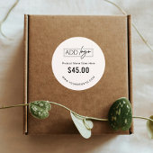 Aufkleber für das Minimalistische Firmenlogo