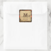 Aufkleber für das Monogramm aus Stall (Tasche)