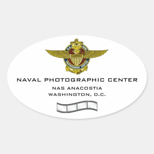 Aufkleber für das Naval-Fotozentrum (Vorderseite)