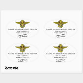 Aufkleber für das Naval-Fotozentrum (Blatt)