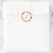 Aufkleber für das Orangefarbene Monogramm (Tasche)