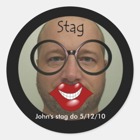 Aufkleber für das Party (Vorderseite)