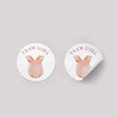 Aufkleber für das Party "weibliches Geschlecht"