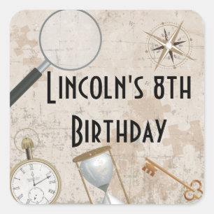 Aufkleber für das personalisierte Escape Room Part