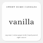 Aufkleber für das personalisierte Etikett (Vorderseite)