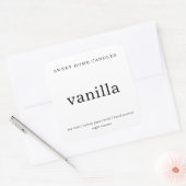 Aufkleber für das personalisierte Etikett (Umschlag)