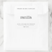 Aufkleber für das personalisierte Etikett (Tasche)