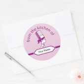 Aufkleber für das personalisierte Küchensiegel (Umschlag)