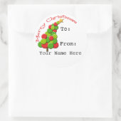 Aufkleber für das personalisierte Leaning Tree Gif (Tasche)