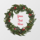 Aufkleber für das personalisierte Weihnachtsfenste (Blatt)