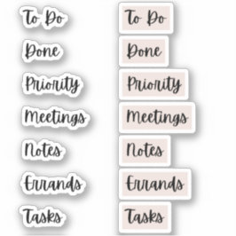 Aufkleber für das Produktivitäts-Bullet | Rosa