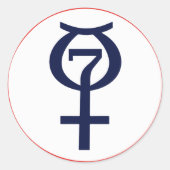 Aufkleber für das Quecksilber-Programm (Vorderseite)