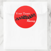 Aufkleber für das Race-Team der kontrollierten Fla (Tasche)