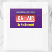 Aufkleber für das Rechteck (Tasche)