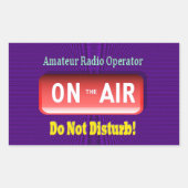 Aufkleber für das Rechteck (Vorderseite)