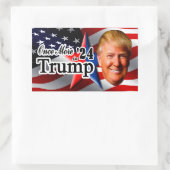 Aufkleber für das Rechteck (Tasche)