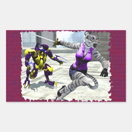 Aufkleber für das Rechteck (Vorderseite)