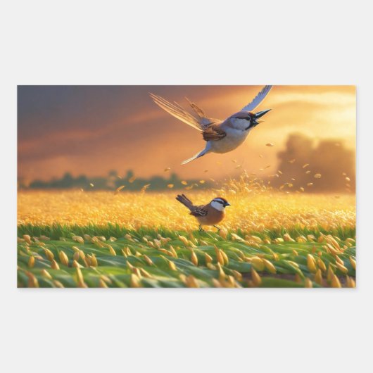 Aufkleber für das Rechteck (Vorderseite)