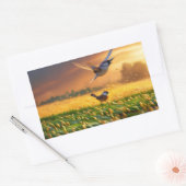 Aufkleber für das Rechteck (Umschlag)