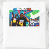 Aufkleber für das Rechteck (Tasche)